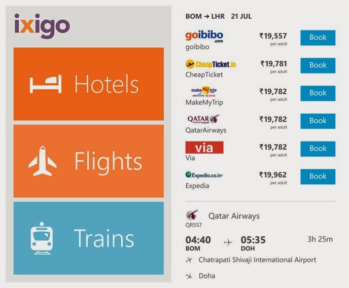 ixigo Travel App for Windows ~ Free Tips and Tricks for PC ...