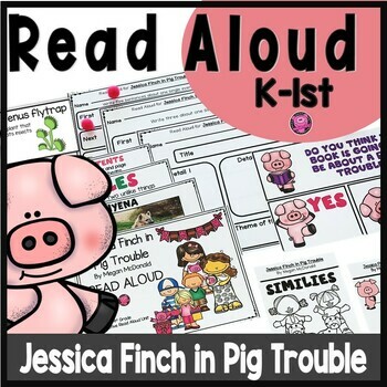 This March Read Aloud is for Jessica Finch in Pig Trouble by Megan McDonald. You will use the low-prep reading lessons and activities to guide your daily instruction in reading comprehension, responding to literature, writing block, and integrate science.