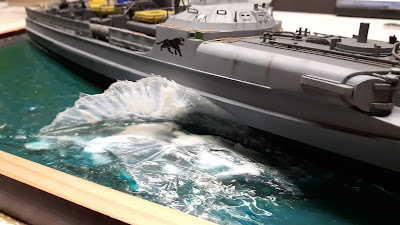 Revell S-100 Schnellboot Resin water diorama