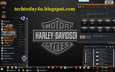 Harley Davidson theme for Windows 7
