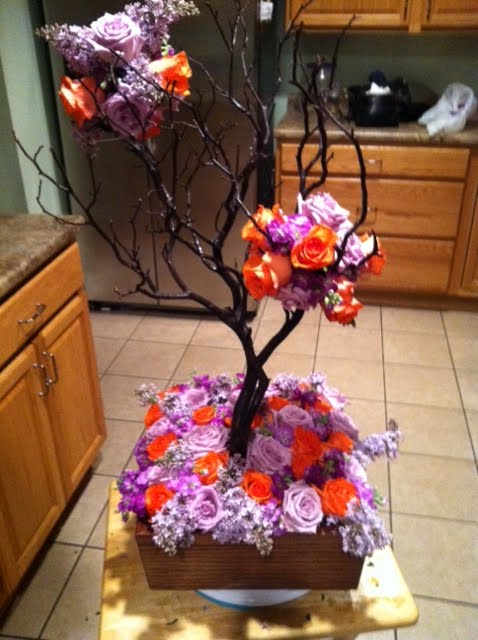 Fall Manzanita centerpiece