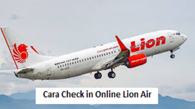 Cara Check in Online Lion Air