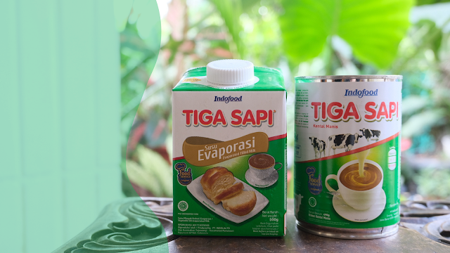 Indofood Tiga Sapi Kental Manis dan Indofood Tiga Sapi Susu Evaporasi