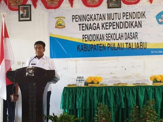 Ramli Buka Kegiatan Peningkatkan Mutu Pendidik Sekolah Dasar di Pulau Taliabu