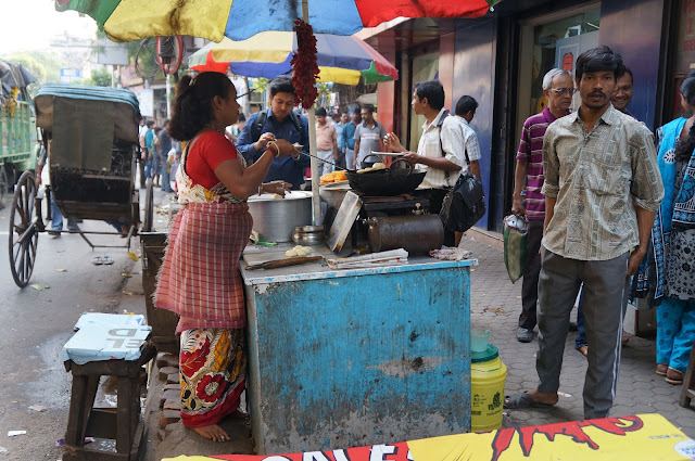 Penjual makanan kaki lima di sudder street