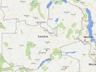 Map of Zambia