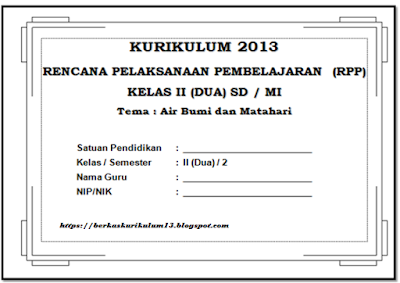 Silabus dan Promes Kurikulum 2013 Kelas 2 SD/MI semester 2