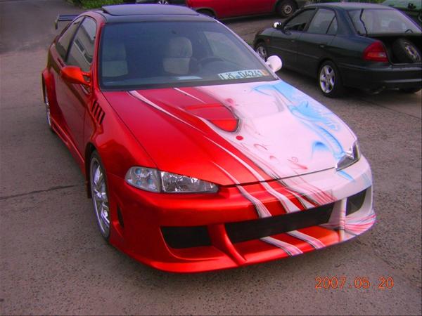 2007HondaCivicAirbrushFront Honda car types are very popular and much 