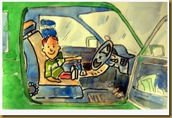 Sam in daddies car web