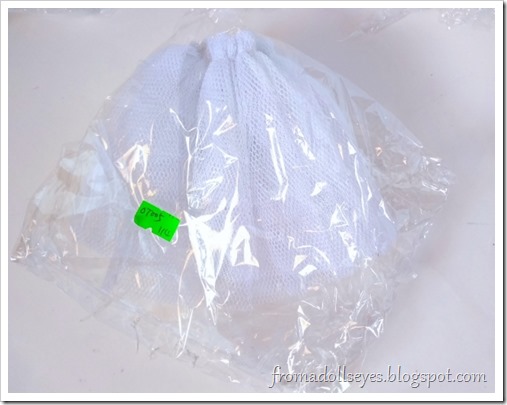 A msd sized doll petticoat bought from Alice's Collections, still in the plastic packaging.