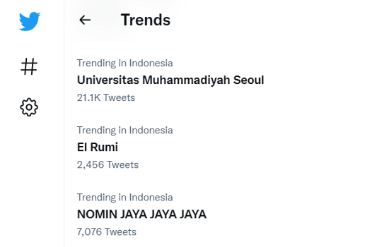 Milad 64 UMS, UMS, Universitas Muhammadiyah Surakarta, Universitas Muhammadiyah Seoul, trending, twitter