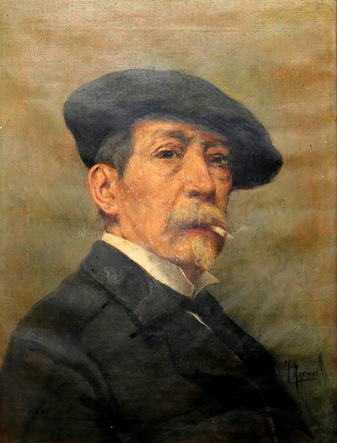 Joaquín Agrasot y Juan, Autorretrato de Joaquín Agrasot, Retratos de  Joaquín Agrasot, Pintor Valenciano, Galeria de Autorretratos, Pintores Valencianos, Pintura valenciana, Pintors en la Comunitat Valenciana, Galería d'autoretrats, Joaquín Agrasot