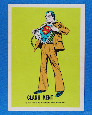 1974 Warner Bros. National Periodical Cards - Wonder Bread - Clark Kent
