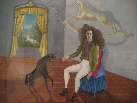 Leonora Carrintonin omakuvana maalaama Self-Portrait (Inn of the Dawn Horse)