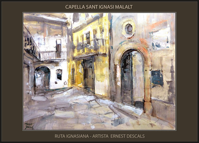 CAPELLA-SANT IGNASI MALALT-PINTURA-MANRESA-ART-RUTA IGNASIANA-SANT IGNASI-VIVENCIES-PINTURES-ARTISTA-PINTOR-ERNEST DESCALS-