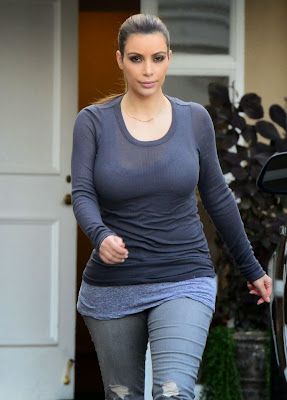 kim kardashian stylish hair style 2014