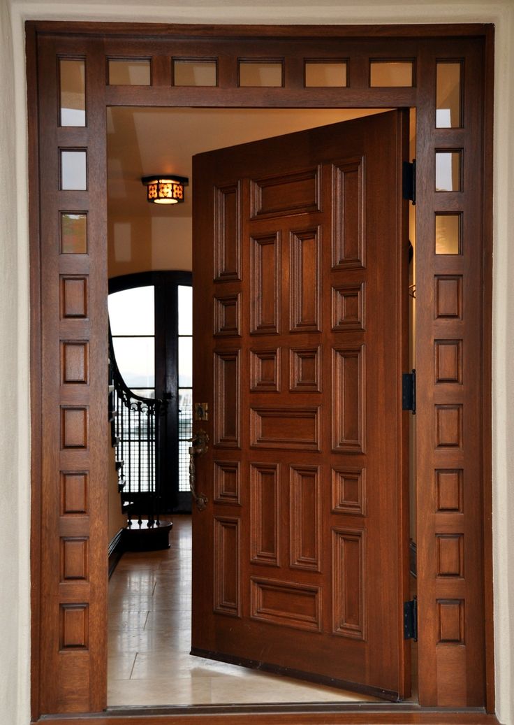 Wooden main door design ideas Decor Units