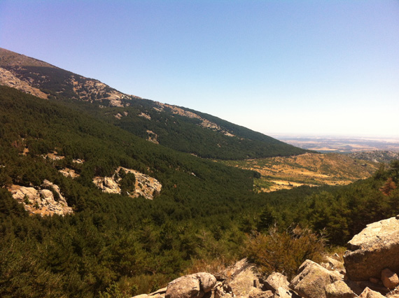 Ruta en bici por la Hoya de San Blas, julio 2012