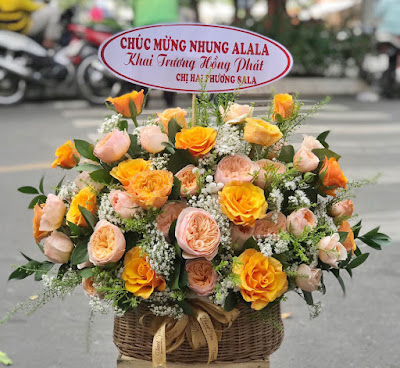 Lẵng hoa chúc mừng tại Hà Nội