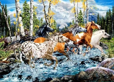 Hidden Horse in Water Illusion