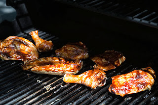 Barbecued Chicken on the Grilla