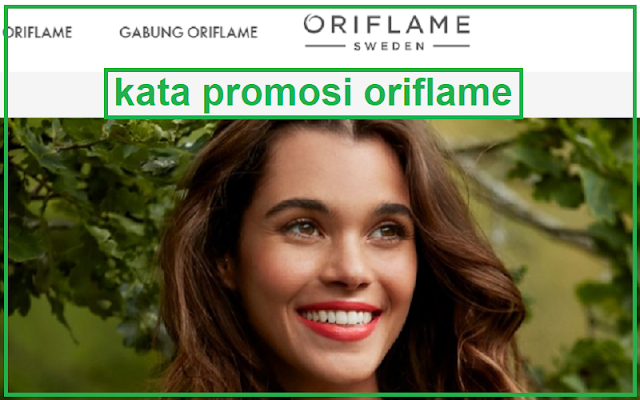 promosi produk oriflame