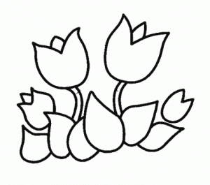 Dibujos de Flores para Colorear, parte 1