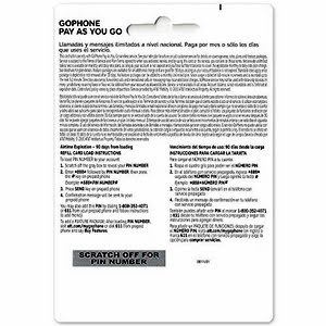 $60 AT&T Go Phone Refill Card