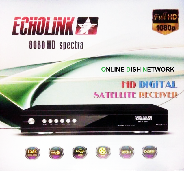 Echolink 8080 HD Spectra Receiver Auto Roll Powervu Software