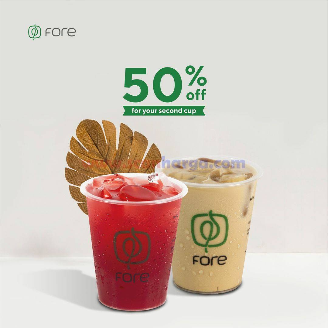 FORE COFFEE Promo Diskon 50% – untuk pembelian ke dua