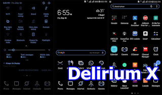 Download Tema Delirium X Repackage untuk Samsung Oreo dan Nougat terbaru
