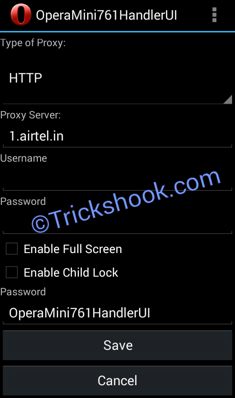 Opera Mini Proxy Server Setting For handler free internet 2017