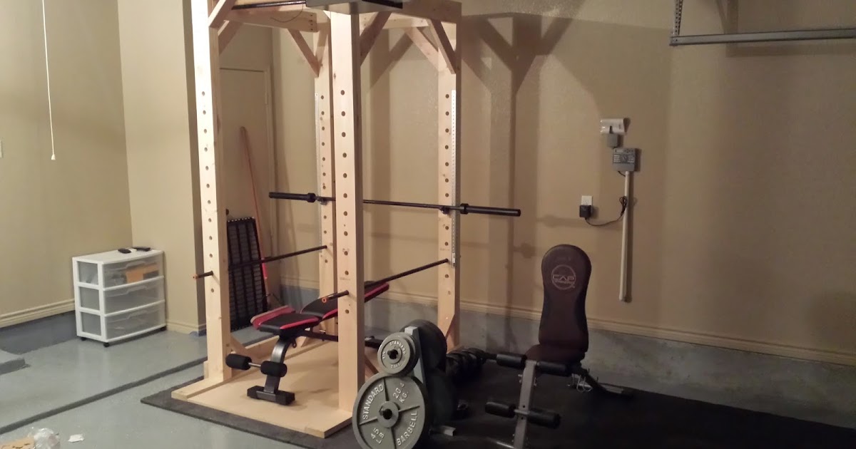 DIY Woodworking : Easy to Build DIY Power Rack (Squat Rack)