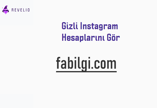 Revelio Gizli Instagram Hesaplarına Bakma Uygulaması Yeni 2023