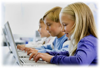 Children Learning Online