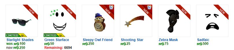 Unofficial Roblox Rare Items For Sale On Roblox - rare limited items roblox