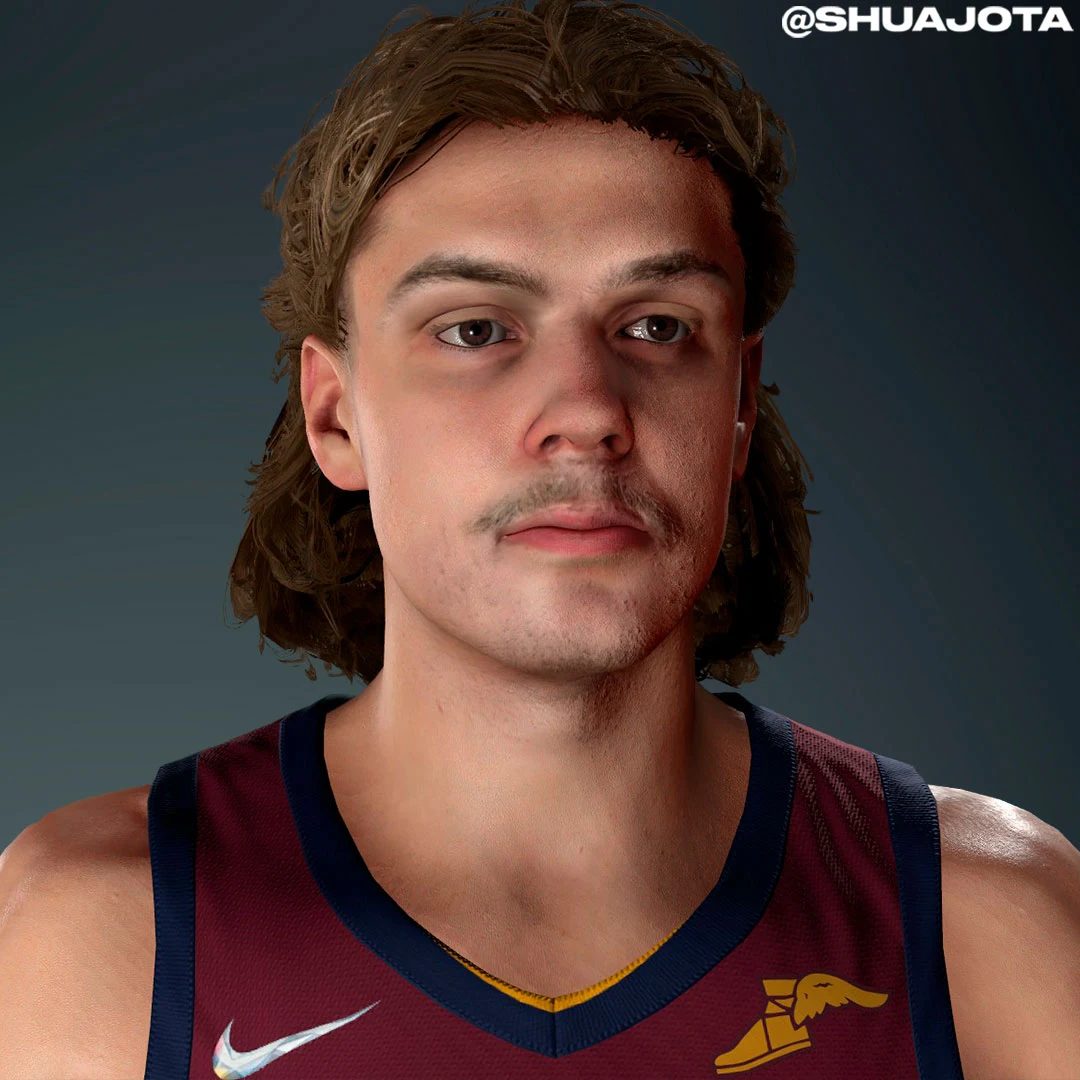 NBA 2K22 Luke Travers Cyberface