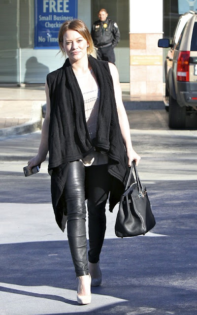 Hilary Duff out in Studio City