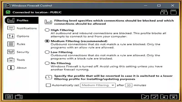 Windows Firewall Control