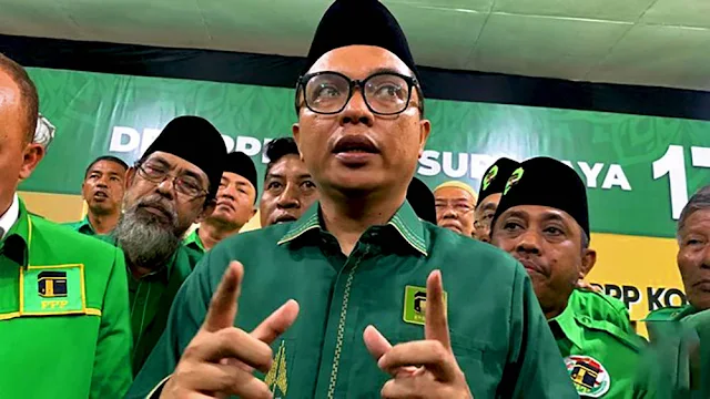 Ketua DPP PPP Achmad Baidowi geram perolehan suaranya di beberapa Tempat Pemungutan Suara (TPS) di Sampang, Pulau Madura, Jawa Timur tiba-tiba pindah ke PSI