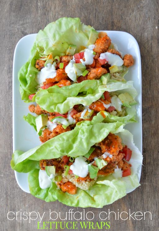 Crispy Buffalo Chicken Lettuce Wraps | 23 Buffalo Chicken Recipes You Need To Try
