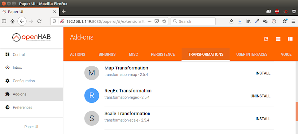 Инсталиране на RegEx Transformation