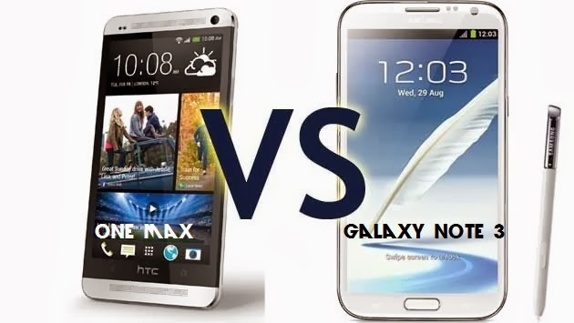 Samsung Galaxy Note 3 vs. HTC One Max