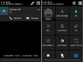 SKK Mobile Charm Notification Area & Quick Toggle Settings