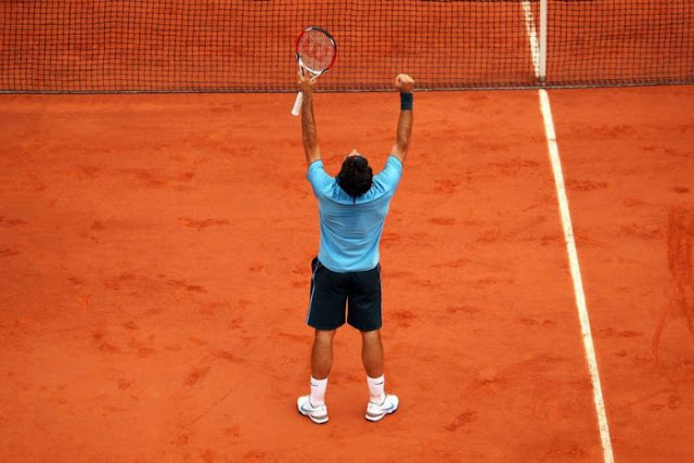 PHOTO: Roger Federer's French Open win sealed his career Grand Slam. (Clive Brunskill: Getty Images)