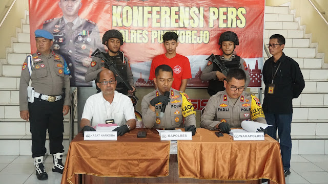 Mantab! Satresnarkoba Polres Purworejo Berhasil Amankan 150 butir obat Terlarang dari Tangan Seorang Pemuda 