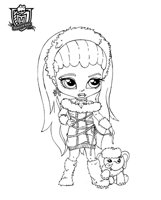 ultimate monster high coloring pages