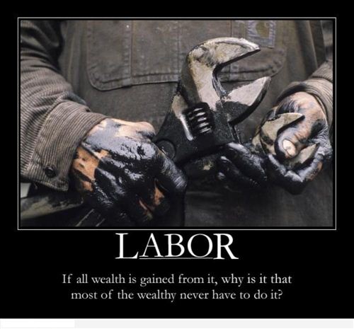 A Pictures Of The Working-Hard Hand Carrying A Wrench With The Labor Day Questions