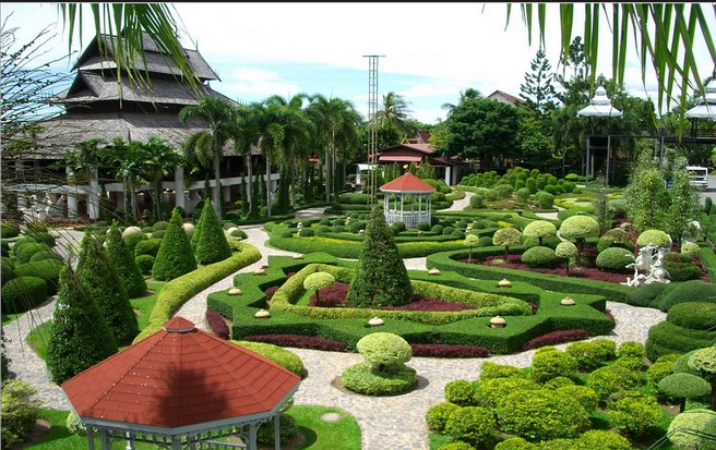 20 Gambar  Desain  Taman  Kota Indah Cantik Dan Popular