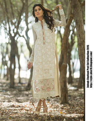 chiffon-embroidered-shirt-in-ivory-zainab-chottani-eid-pret-2015